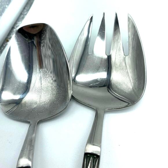 Arthur SALM Mid Century Stainless Steel Japan Serving Set 5 Pc ASFI Satin - Picture 4 of 10